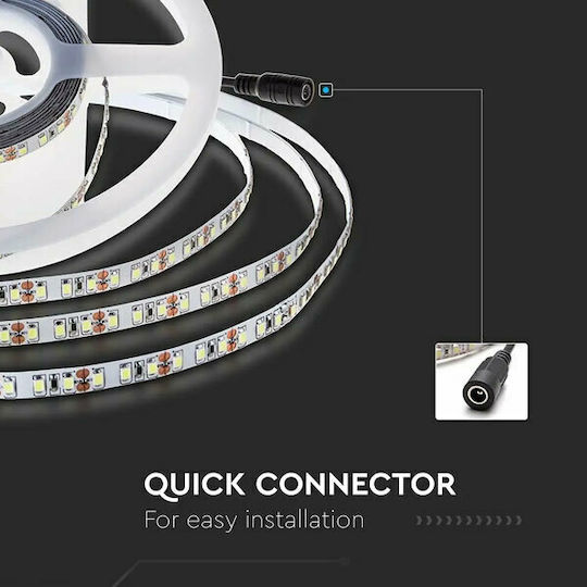 V-TAC LED-Streifen 24V Warmes Weiß Licht 5m Typ SMD2835