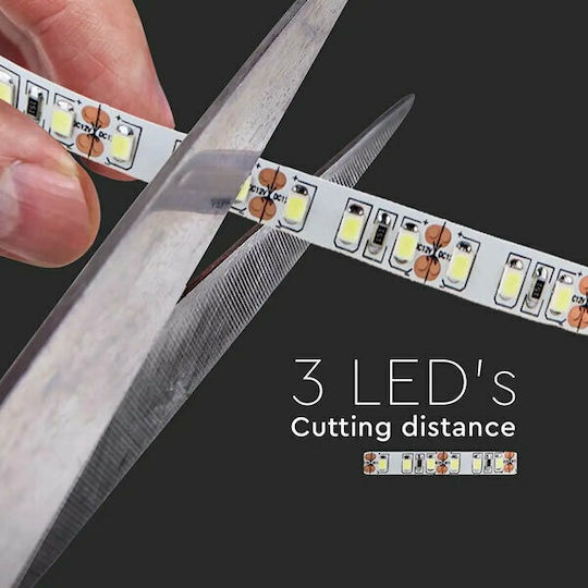 V-TAC LED-Streifen 24V Warmes Weiß Licht 5m Typ SMD2835
