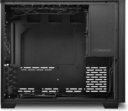 Sharkoon MS-Z1000 Gaming Midi-Turm Computergehäuse mit Seitenfenster Schwarz