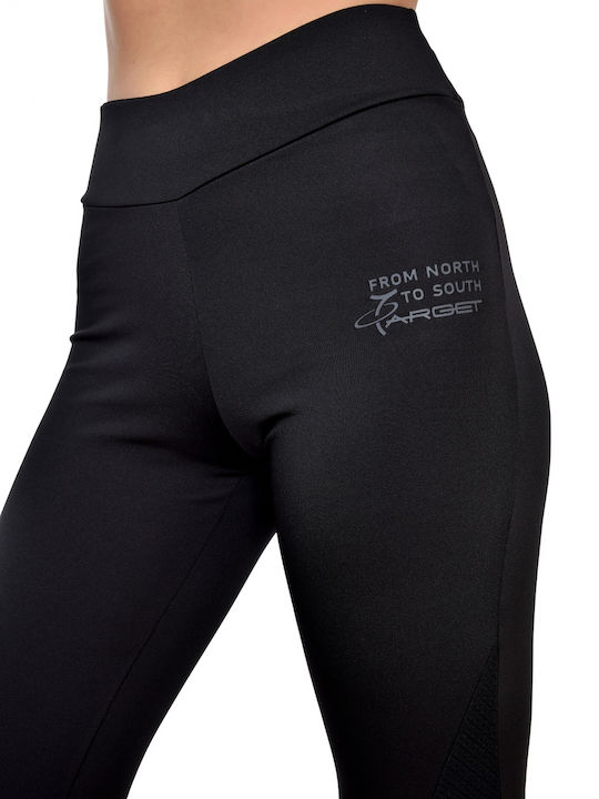 Scuba & Zakar North Schulung Frauen Lang Leggings Schwarz