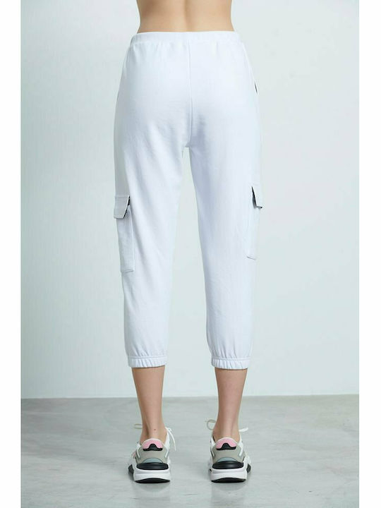 BodyTalk Women's Jogger Sweatpants White