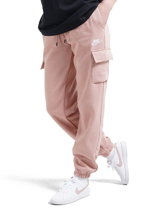 Sportswear Essentials Παντελόνι Φόρμας με Λάστιχο Rose Whisper