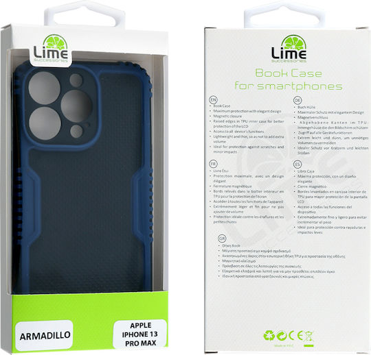 Lime Armadillo Camera Guard Back Cover Πλαστικό Μπλε (iPhone 13 Pro Max)