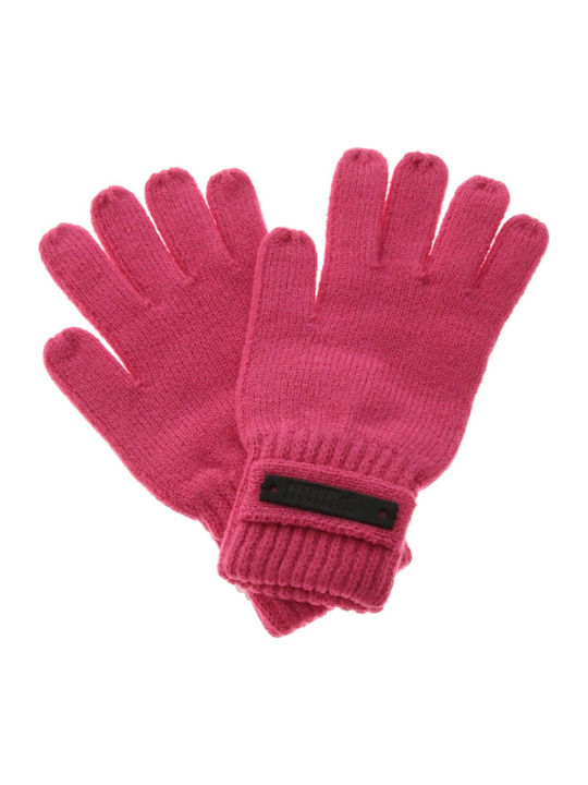 Puma Women's Knitted Gloves Fuchsia Shaw