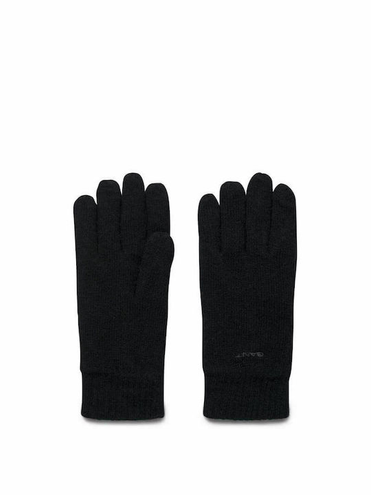 Gant Μαύρα Ανδρικά Πλεκτά Γάντια