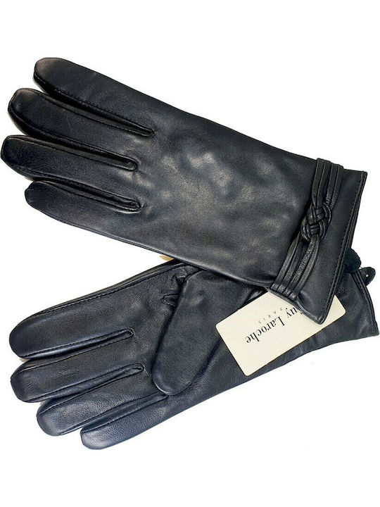 Women's Leather Gloves Black 98876