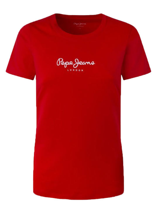 Virginia Γυναικείο T-shirt Κόκκινο
