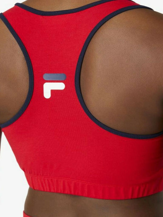 Poesia Women's Sports Bra without Padding Red