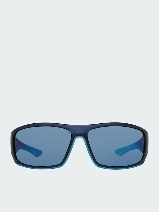 Timberland Men's Sunglasses with Blue Plastic Frame and Blue Lens TB7178 91X