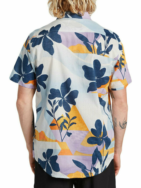 Billabong Sundays Men's Shirt Short Sleeve Floral Multicolour