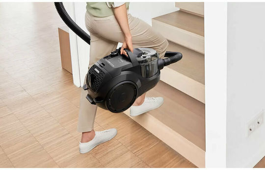 Bosch BGC21X200 Ηλεκτρική Σκούπα 550W με Κάδο 2lt Μαύρη