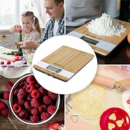 First Austria Digital Kitchen Scale Up To 5kg Brown