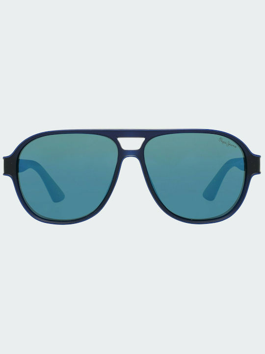 Pepe Jeans Women's Sunglasses with Blue Plastic Frame PJ7367-C2