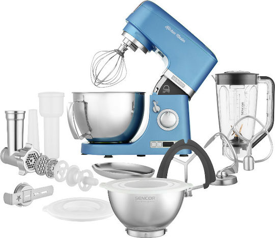 Sencor Stand Mixer 1000W with Stainless Mixing Bowl 4.5lt