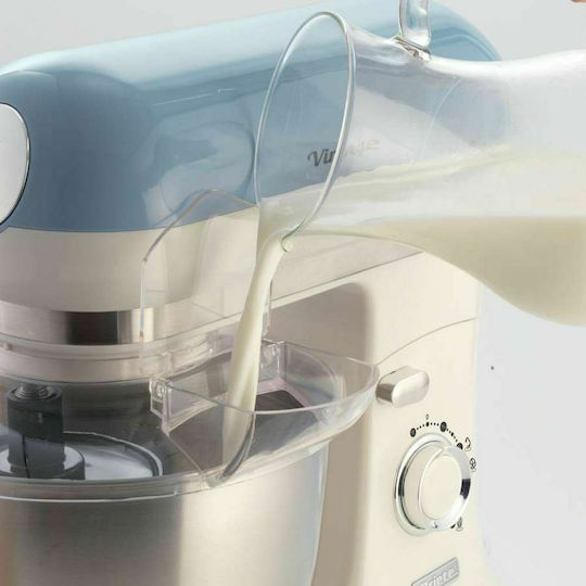 Ariete Vintage Stand Mixer 2400W with Stainless Mixing Bowl 5.5lt