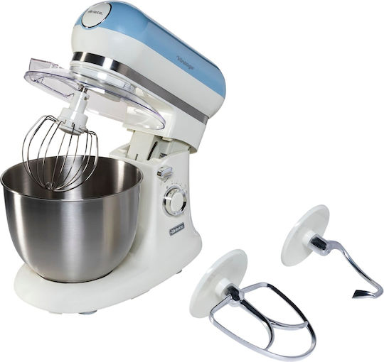 Ariete Vintage Stand Mixer 2400W with Stainless Mixing Bowl 5.5lt