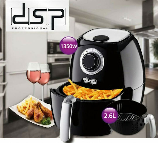 DSP Air Fryer 2.6lt Μαύρο KB2020