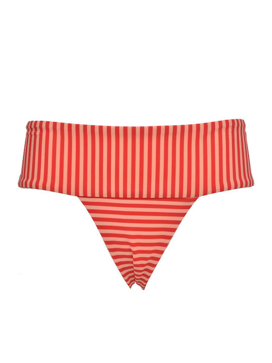 Amalfi Bikini Inferioare Slip Roșu
