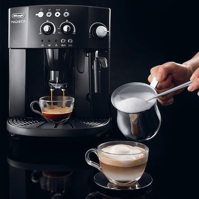 De'Longhi Magnifica ESAM 4000 Αυτόματη Μηχανή Espresso 1450W Πίεσης 15bar με Μύλο Άλεσης Μαύρη
