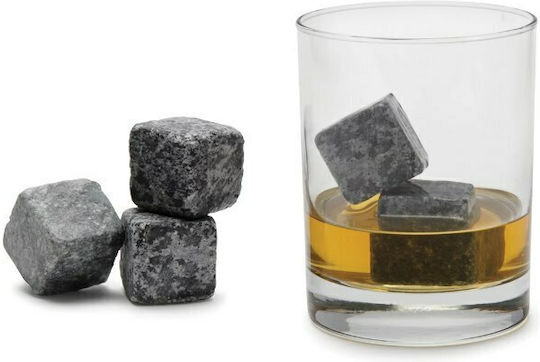 Whisky Stones Διακοσμητικά Παγάκια Πέτρινα 9τμχ