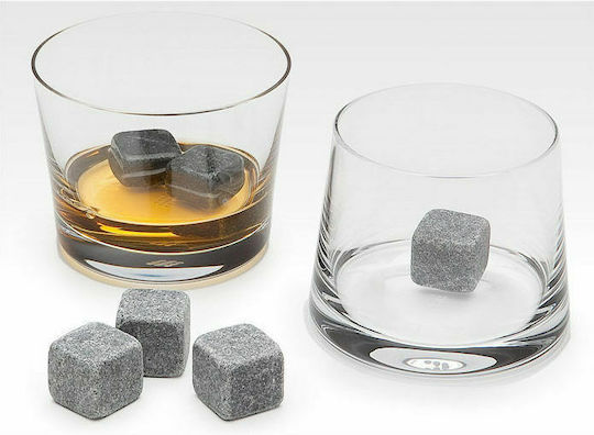 Whisky Stones Διακοσμητικά Παγάκια Πέτρινα 9τμχ