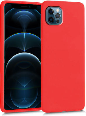 Silicone Back Cover Red (iPhone 12 / 12 Pro)