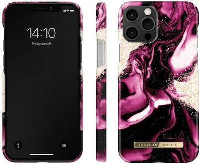 iDeal Of Sweden Printed Back Cover Πλαστικό Golden Ruby Marble (iPhone 13)