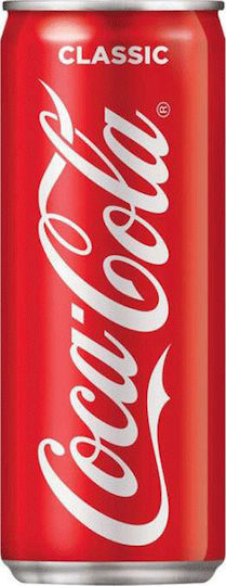 Coca-Cola Cola με Ανθρακικό σε Κουτί 330ml