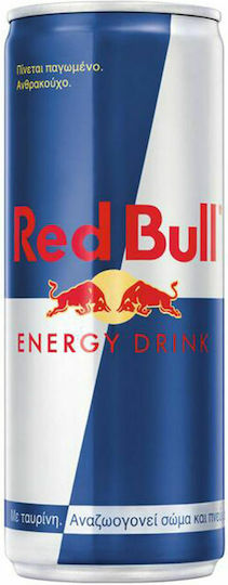 Red Bull Energy Drink με Ανθρακικό σε Κουτί 250ml