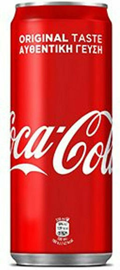 Coca-Cola Cola με Ανθρακικό σε Κουτί 330ml