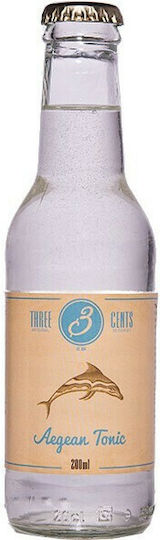 Three Cents Aegean Tonic με Ανθρακικό σε Φιάλη 200ml