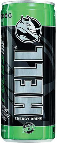 Hell Strong Focus Energy Drink με Ανθρακικό σε Κουτί 250ml