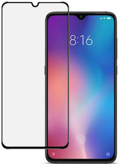 9D Full Glue Full Face Tempered Glass Μαύρο (Realme C11)