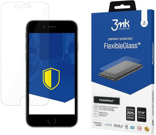 3MK Flexibleglass Gehärtetes Glas (iPhone SE 2022 / 2020 / 8 / 7)