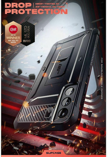 Supcase Unicorn Beetle Pro 360 Vollschutz Silikon 2mm Schwarz (Galaxy S22+ 5G)