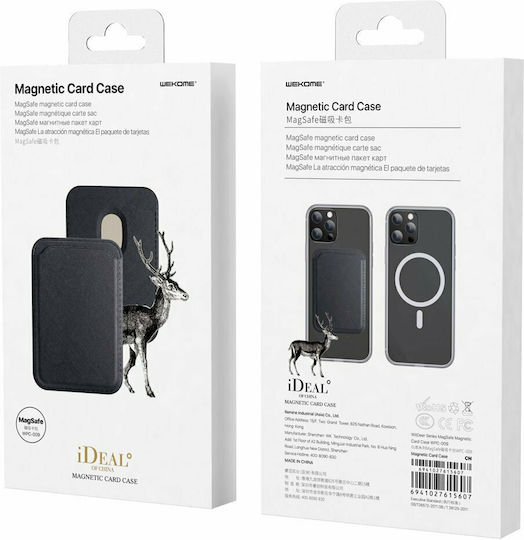WK MagSafe Card Case WPC-009 in Black color
