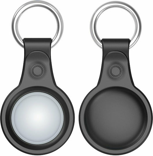 Dux Ducis Flexible Keychain Loop Калъф за ключодържател Силикон за AirTag Черно / Зелено / Розово / Синьо