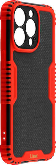 Lime Armadillo Camera Guard Umschlag Rückseite Kunststoff Rot (iPhone 13 Pro Max)