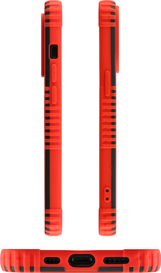 Lime Armadillo Camera Guard Umschlag Rückseite Kunststoff Rot (iPhone 13 Pro Max)