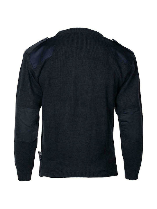 STOP Proteus II Langarm Sweatshirt Arbeit Marineblau 129016 Acryl mit Schulterklappen