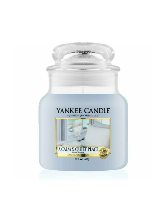 Yankee Candle Αρωματικό Κερί σε Βάζο με Άρωμα Calm & Quiet Place 411gr