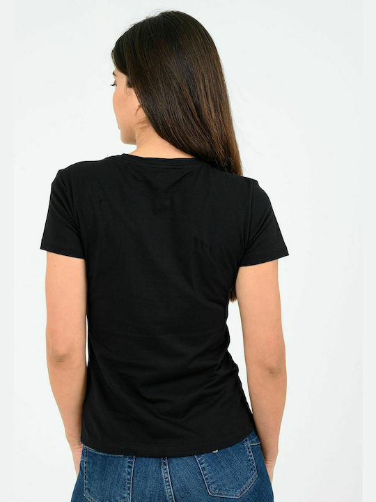 Kendall + Kylie Femeie Tricou Negru