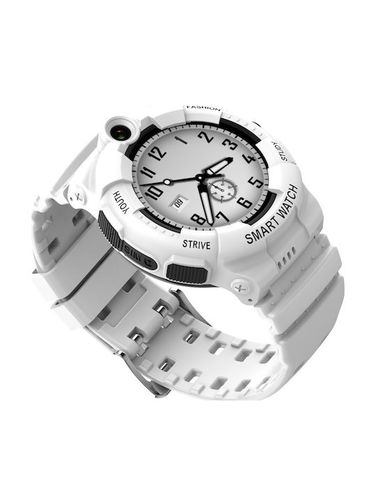 Wonlex Παιδικό Smartwatch KT25 4G με GPS & Κάμερα Λευκό