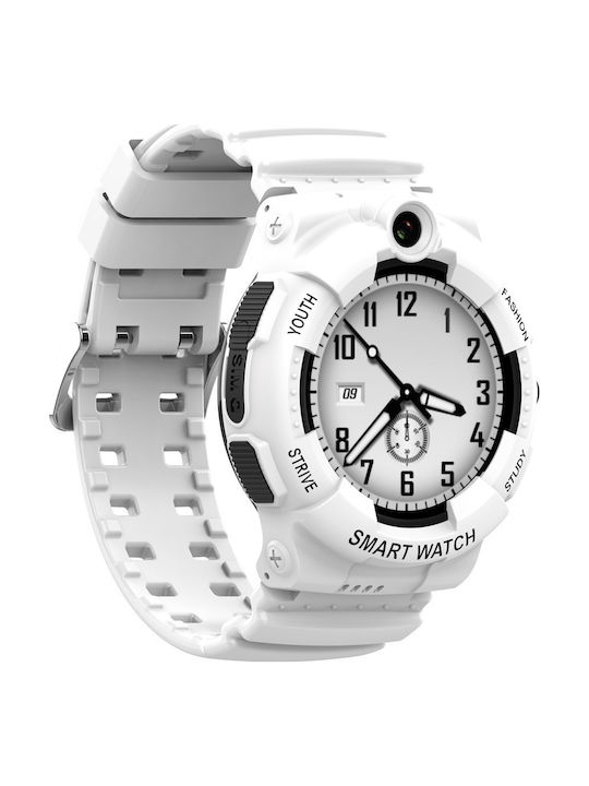 Wonlex Παιδικό Smartwatch KT25 4G με GPS & Κάμερα Λευκό