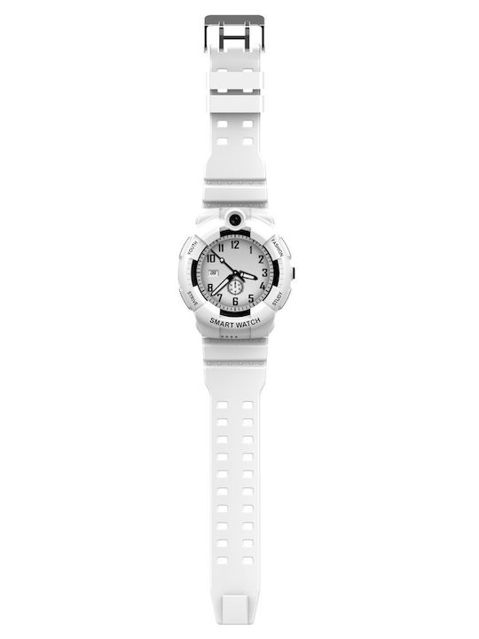 Wonlex Παιδικό Smartwatch KT25 4G με GPS & Κάμερα Λευκό