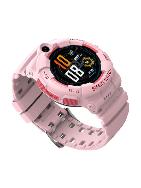 Wonlex Smartwatch Pentru Copii 4G Cu GPS Și Cameră Roz