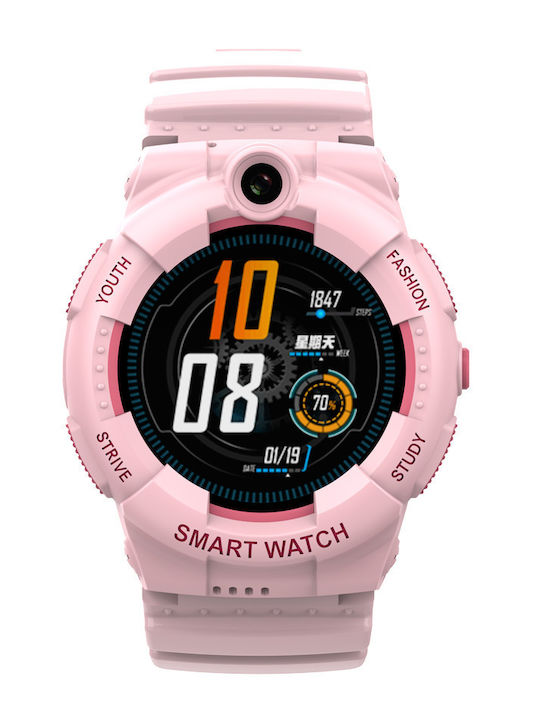 Wonlex Smartwatch Pentru Copii 4G Cu GPS Și Cameră Roz