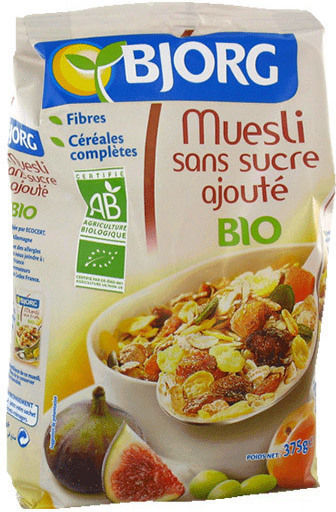 Bjorg Bio Μούσλι Βρώμης με Φρούτα 375gr