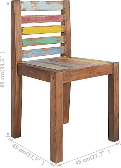 Kitchen Wooden Chair 45x45x85cm 6pcs