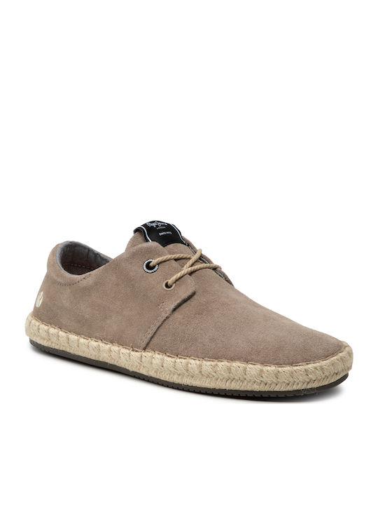 Tourist C-Smart 22 Leather Men's Espadrilles Dark Stone
